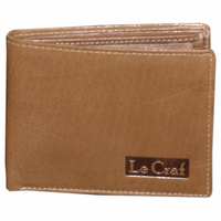 Le Craf Brown Leather Men's Wallet 