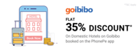 Phonepe - Flat 35% discount on selected domestic hotel bookings