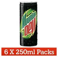 Pack of 12 mountain dew can @ 100