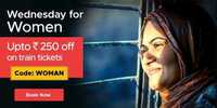 Railyatri : Get 30% cashback Upto Rs.250 on train tickets. 
