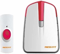  Press Fit Echo-I Auto-Learning Wireless Bell (Red) 