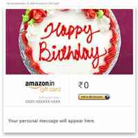 Flat 5% cashback on amazon gift card
