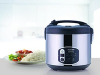 Borosil BRC18LDSS11 1.8-Liters Electric Rice Cooker and Steamer