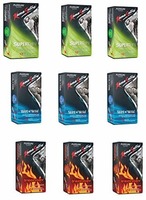 Kamasutra Condoms (Superthin - 12 Count, Wetnwild - 12 Count, Intensity - 12 Count) 