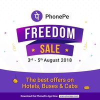  Phonepe Freedom Sale (3 - 5 Aug)