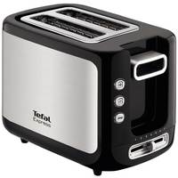 TEFAL Express 2 Slices Pop Up Toaster (Black/Stainless Steel)