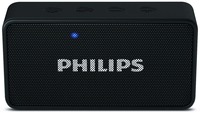  Philips BT64B Portable Bluetooth Speakers (Black) 