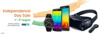 Samsung Independence Day Sale (1st - 5th August) : Get 5% Paytm Cashback Upto Rs.500