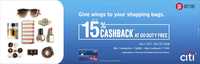 Get 15% Cashback on Duty Free Shopping Only With Citi Cards