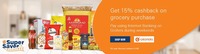  Grofers icici Get 15% cashback on grocery purchase. Using icici internet banking