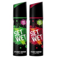 Set Wet Perfume, 120ml (Spunky and Funky Avatar, Pack of 2) 