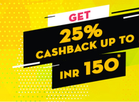 Bookmyshow - 25% cashback upto 150 with lazypay