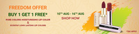 LOTUS HERBALS - FREEDOM OFFER - BUY 1 GET 1 FREE  ( 10 AUGUST - 16 AUGUST ) ( OFFICIAL STORE )