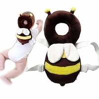 DaKos Baby Toddlers Head Protector for Baby Walkers (Age 4-15 Months) Ladybugs (Yellow and White)