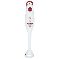 Maharaja Whiteline Turbomix 350-Watt Hand Blender,White and Red