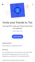 Get RS 101 in bank on tez