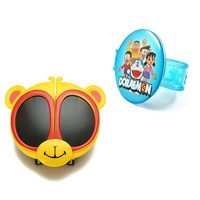 Kids Foldable sunglasses with Led Rakhi combo