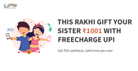 Freecharge - Send 1001 via UPI & Get 50 cashback (26th August) 