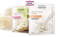Avon Naturals White Rose & Milk Moisturising Mask (set of 2) (40 ml) 