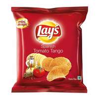 [Pantry] Lays Potato Chips, Spanish Tomato Tango, 90g -- Rs 9.50 (MRP: 35) (73% off)