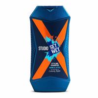  Set Wet Studio X Styling Shampoo For Men - Shine & Style 180 ml