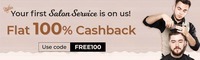 Spa & Salon: Flat 100% Cashback Sale (7th - 9th Sept) For New Users