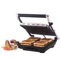 Borosil Super Jumbo BGRILLSS23 2000-Watt Grill Sandwich Maker