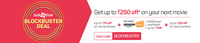 Bookmyshow - Upto 75 off on movie tickets + Pay using Amazon pay to get 25% cashback upto 125 + 50 off on food combos | 12 - 16 Sep