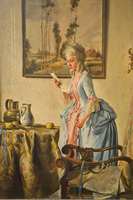 PRINTELLIGENT Vintage Canvas Posters and Paintings by Beautiful Art Printed on Canvas Cloth.Size 12in x 18in MULTCOLOR