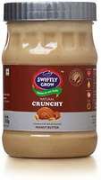 Swiftly Grow Natural Peanut Butter Crunchy 510gm (Unsweetened)