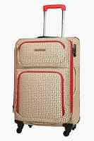 Tommy Hilfiger Polyester 26.8 inch Beige Softsided Carry-On  @3362