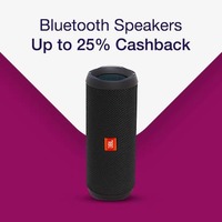 Get 25% Cashback on Audio Gear (Headphones, Earphones, Speakers)