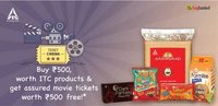 Bigbasket :- Buy ITC Products Worth 500₹ or More & Get Movie Tickets worth 500₹ Free