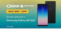 Amazon Quiz Answers – Samsung Galaxy A8 Star Quiz - 19th September 2018