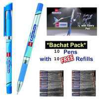 (Loot) Cello Butterflow Gel Pen Pack of 10 and 10 free refills for Rs. 9