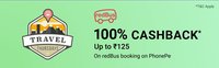 #Redbus 100% Cashback upto Rs. 125 on booking with PhonePe App 
