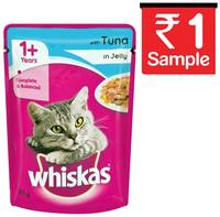 Whiskas Wet Meal Adult Cat Food, Tuna in Jelly, 85g {maximum 5 quantities)