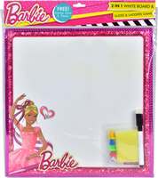 Barbie Barbie 2 in 1 Writing Board & Snakes & Ladders Board Game