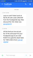 Foodpanda RUSH15 everything at Rs15