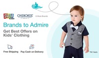 Flat 300 cashback on kids clothing with free delivery (min.799)