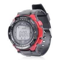 Loot- Free after Cb waterproof red digital watch for boys 7 led lights