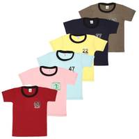 Kids cotton Boys Tshirt (pack of 6) + free shipping