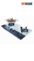 Prestige PHT02 AI 2 Burner Gas Stove (White & Black)