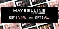 Maybelline New York : Buy 1 Palette and Get 1 Free (by Cloudtail India)