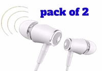 Super Bass Premium Quality in-Ear Earphones with Microphone { Pack of 2 } 