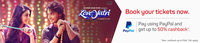 Bookmyshow  - 50% cashback upto 300 with Paypal for LoveYatri Movie ticket bookings (all paypal users)