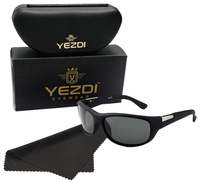 [Back in Stock ] Yezdi Black Sports Wrap Sunglasses @0