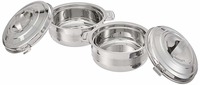 Pigeon Galaxy Stainless Steel Serving Dish Set, 2-Pieces, Silver 