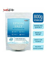 Healthgenie Epsom Salt for Relaxation and Pain Relief - 800 g