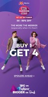 myntra buy one get 4 coming soon